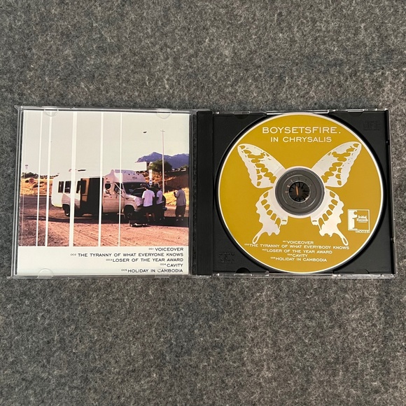 BOYSETSFIRE 1998 In Chrysalis CD Initial Records Boy Sets Fire - Picture 2 of 6